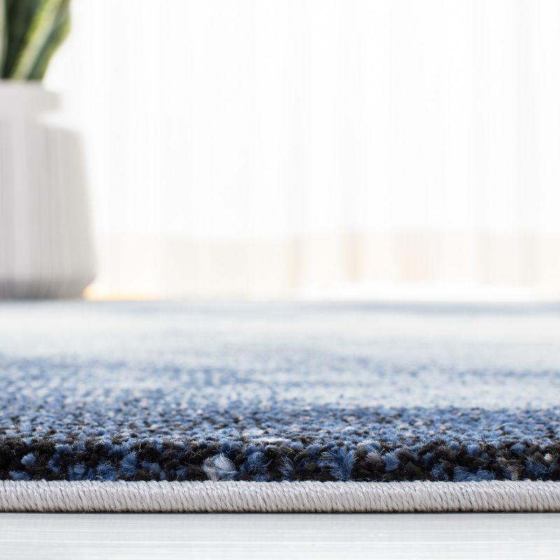 Galaxy 109 Area Rug In Blue / Ivory