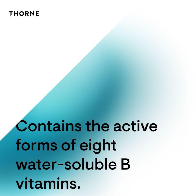 Thorne B-Complex #12 - Vitamin B Complex with Active B12 and Folate - 60 Capsules