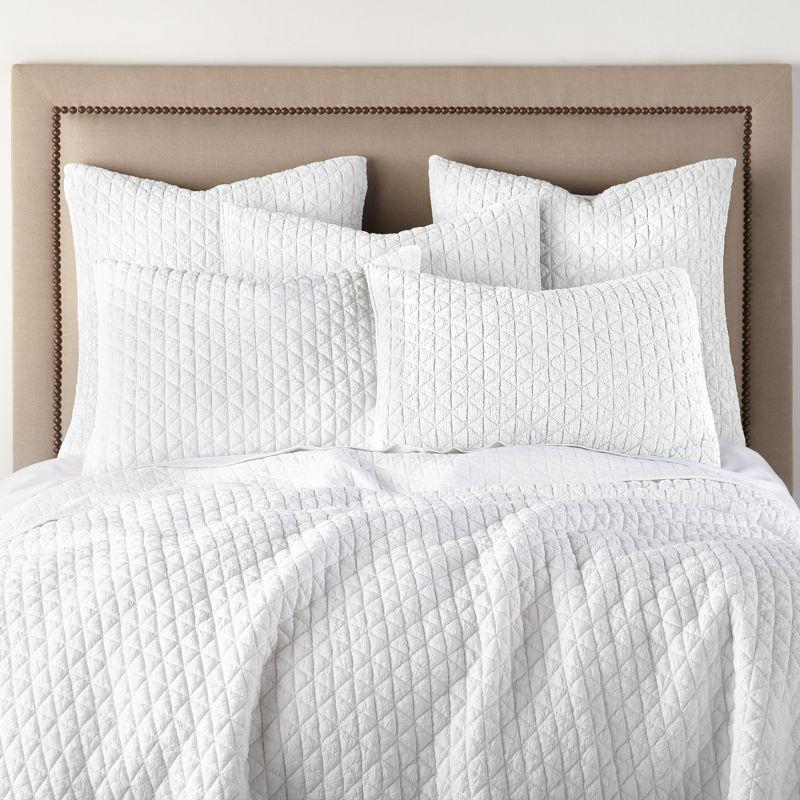 Rowan White Quilt Set- HomThreads by Levtex Home