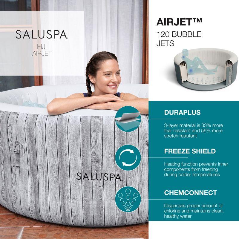 Bestway SaluSpa Fiji AirJet Inflatable Hot Tub with EnergySense Cover