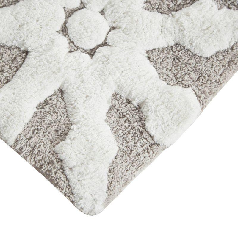 Casablanca Medallion Cotton Tufted Bath Rug