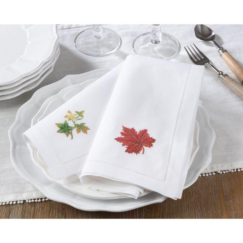 The Broderie Cotton Embroidered Square Napkin