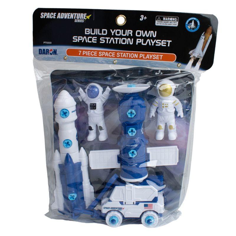 Space Adventure Build Your Own Space Station Playset 7pcs NASA Toy Kids 3+