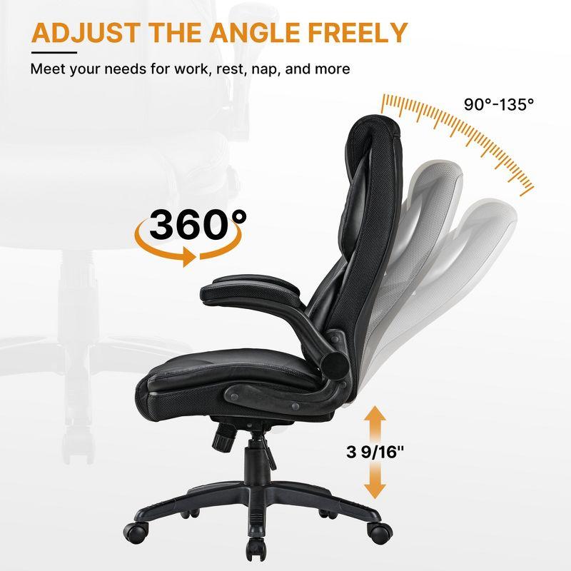 EUREKA ERGONOMIC Galene, Faux Leather Office Chair