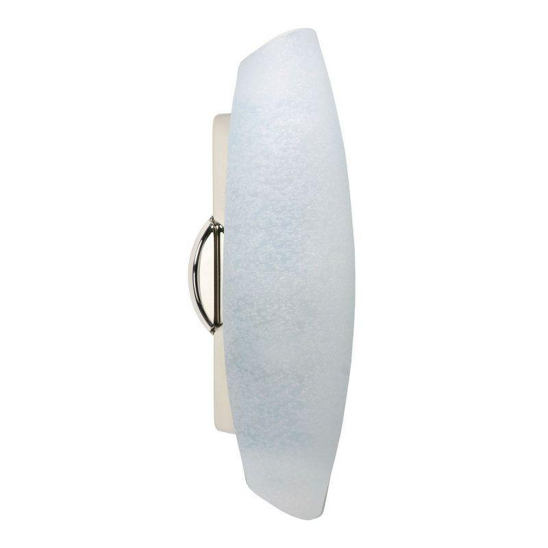 Besa Lighting Aero 16 2 - Light Wall Light in  Polished Nickel