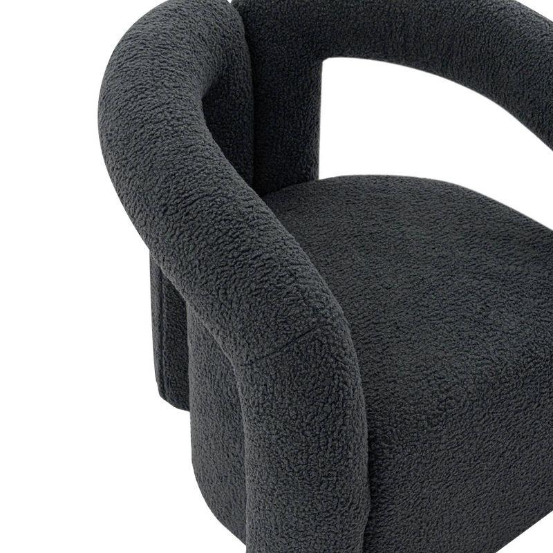 Darian Modern Boucle Upholstered Accent Chair - Manhattan Comfort