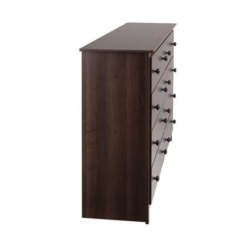 Sonoma 8 Drawer Dresser Espresso - Prepac: Laminated MDF, Metal Hardware, Includes Anti-Tip Kit