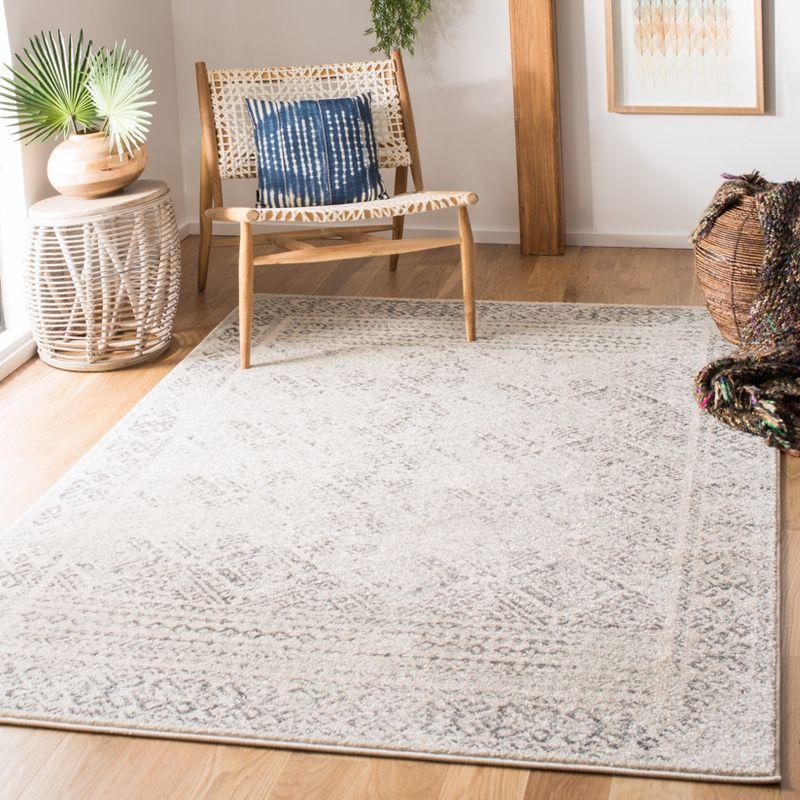 Tulum TUL264 Power Loomed Indoor Area Rug - Ivory/Grey - 6'x9' - Safavieh