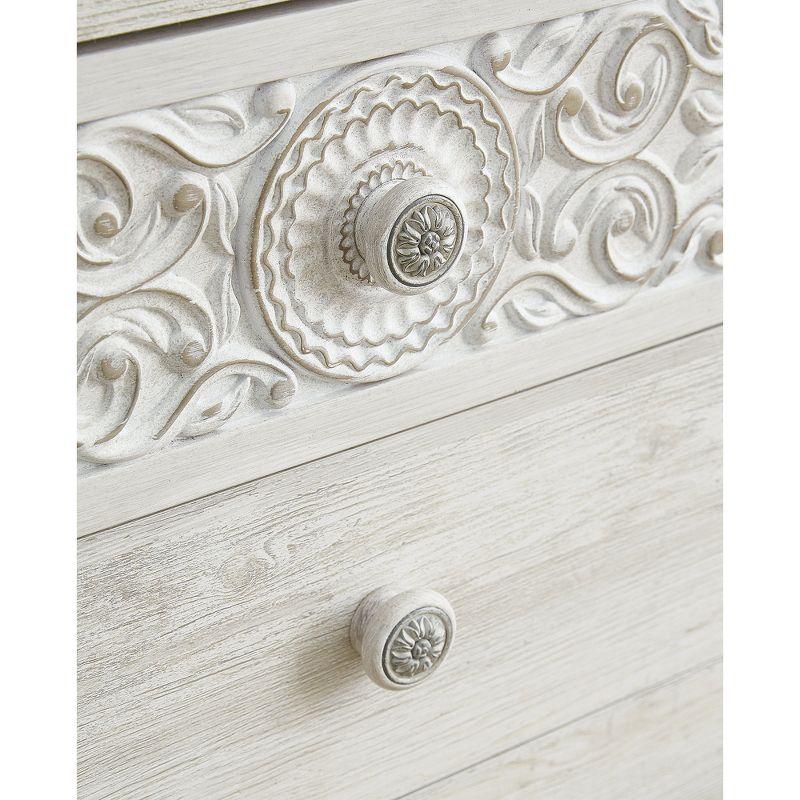 Signature Design by Ashley Paxberry Boho 6 Drawer Dresser, Whitewash