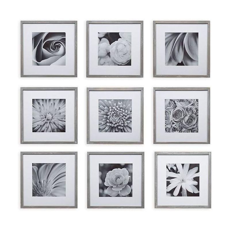 Gallery Perfect Gallery Perfect 12" x 12" Wall Mount Matted Picture Frame - (Set of 9)