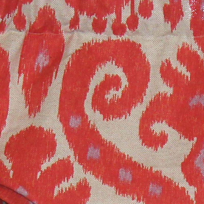 RLF Home Vibrant Colors in Southwest Designs Butterfly Stylish Windows Valance 3" Rod Pocket 50" x 16" Hibiscus Orange