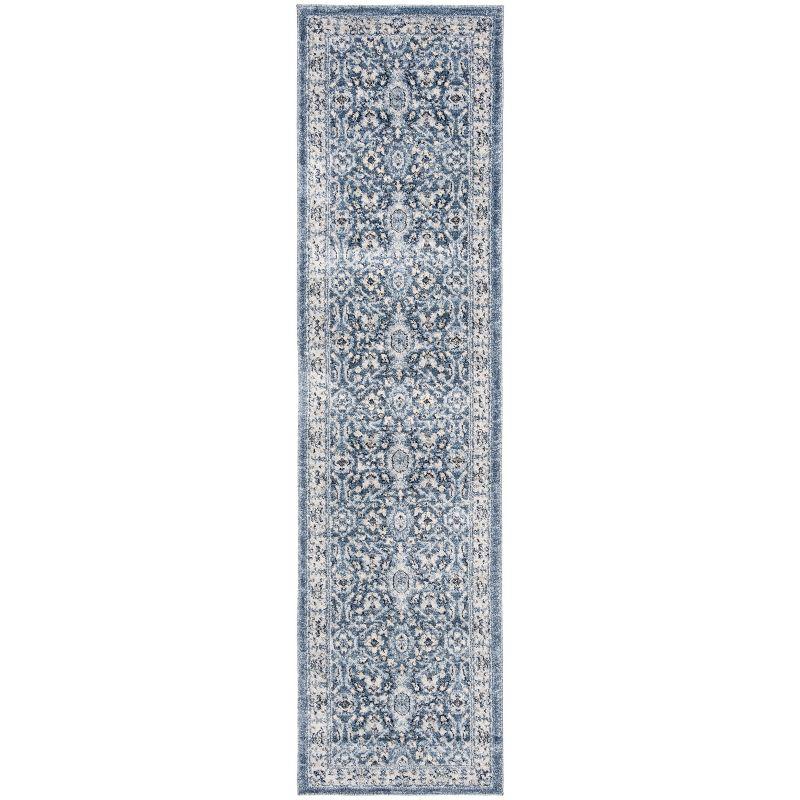 Charleston CHL412 Loomed Indoor Runner Rug - Navy/Creme - 2'x8' - Safavieh