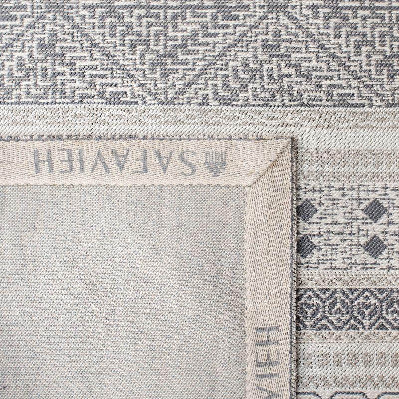 Classic Vintage CLV717 Hand Woven Area Rug - Grey - 6'x9' - Safavieh.