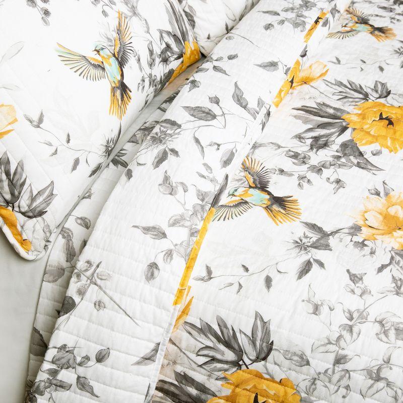 Lush Decor Floral Reversible Quilt Set