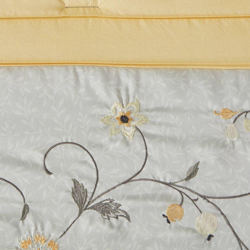 Madison Park Serene Embroidered 7 Piece Comforter Set