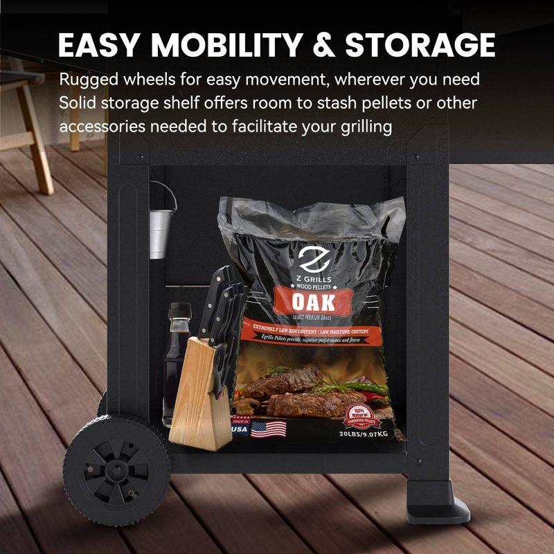 ZPG-6002B Wood Pellet Grill BBQ Smoker Digital Control - Brown - Z Grills