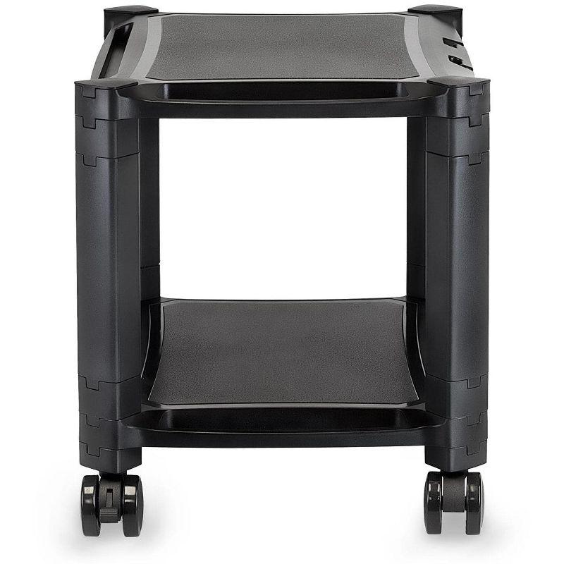 Mount-it Mount-It! Height Adjustable Under Desk Printer Stand with Wheels, Rolling Printer Cart