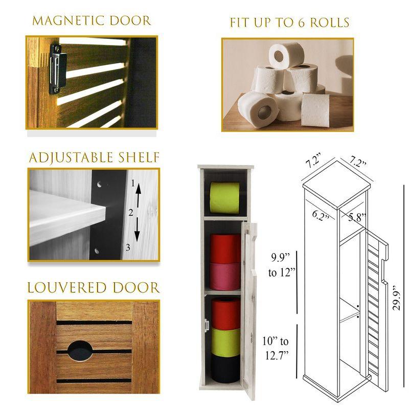 Elements Free Standing Toilet Paper Holder