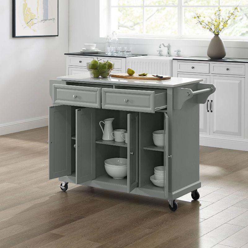 Full Size Granite Top Kitchen Cart - Crosley