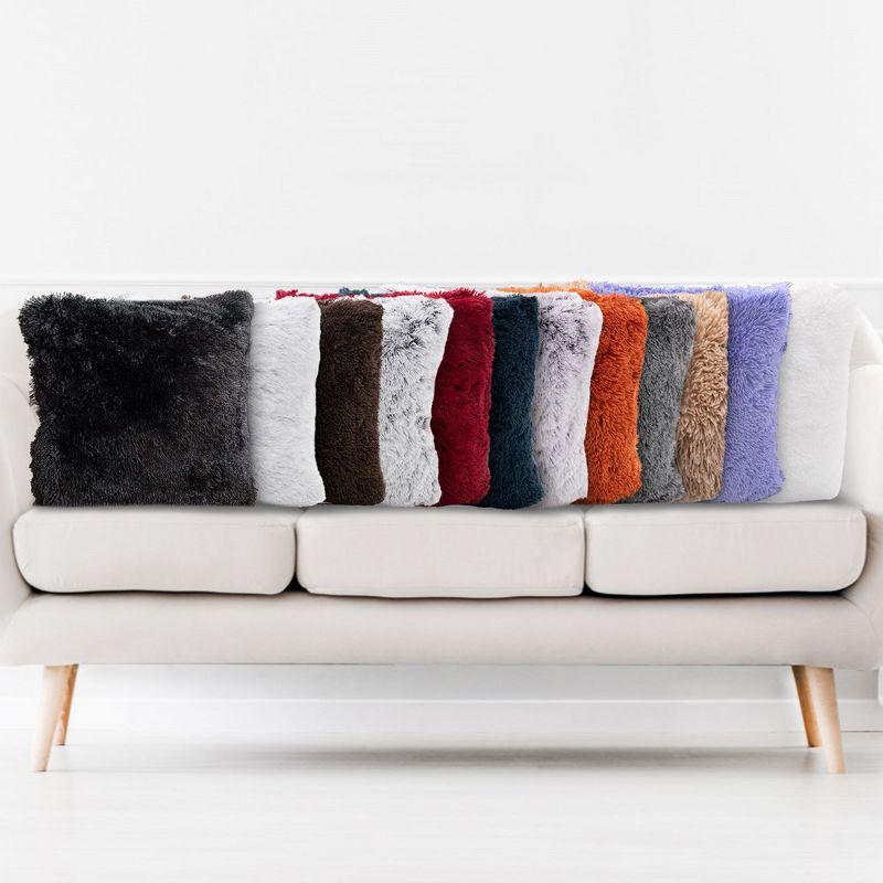 Faux Fur Throw Pillow