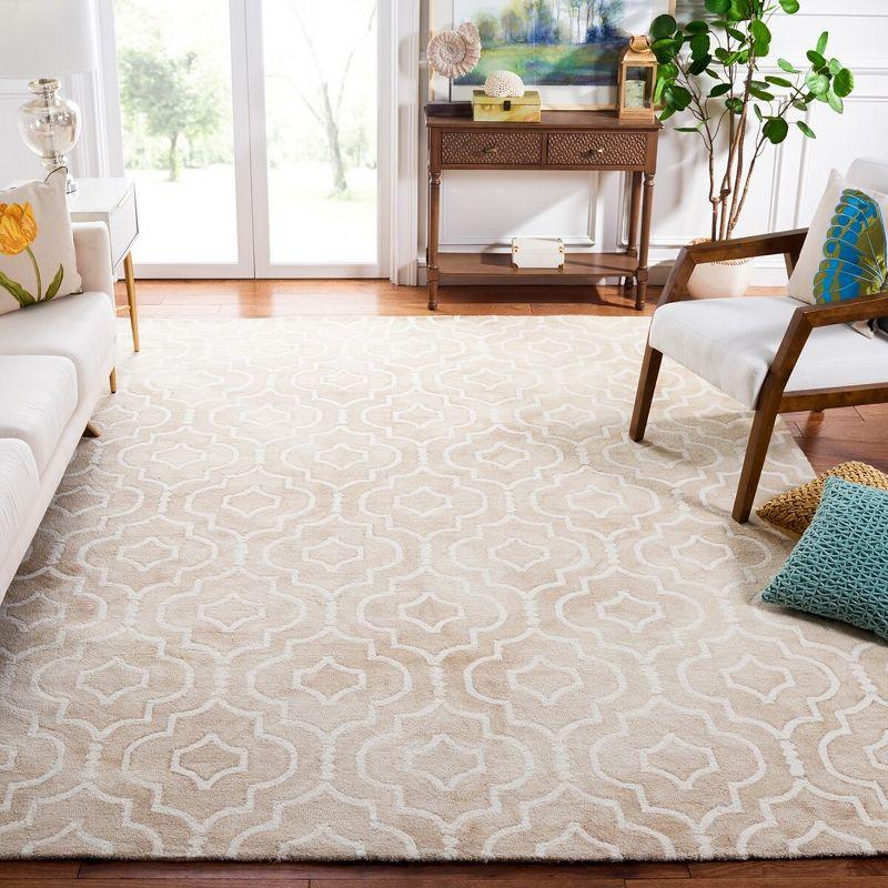 Dip Dye DDY538 Hand Tufted Indoor Area Rug - Beige/Ivory - 8'x10' - Safavieh