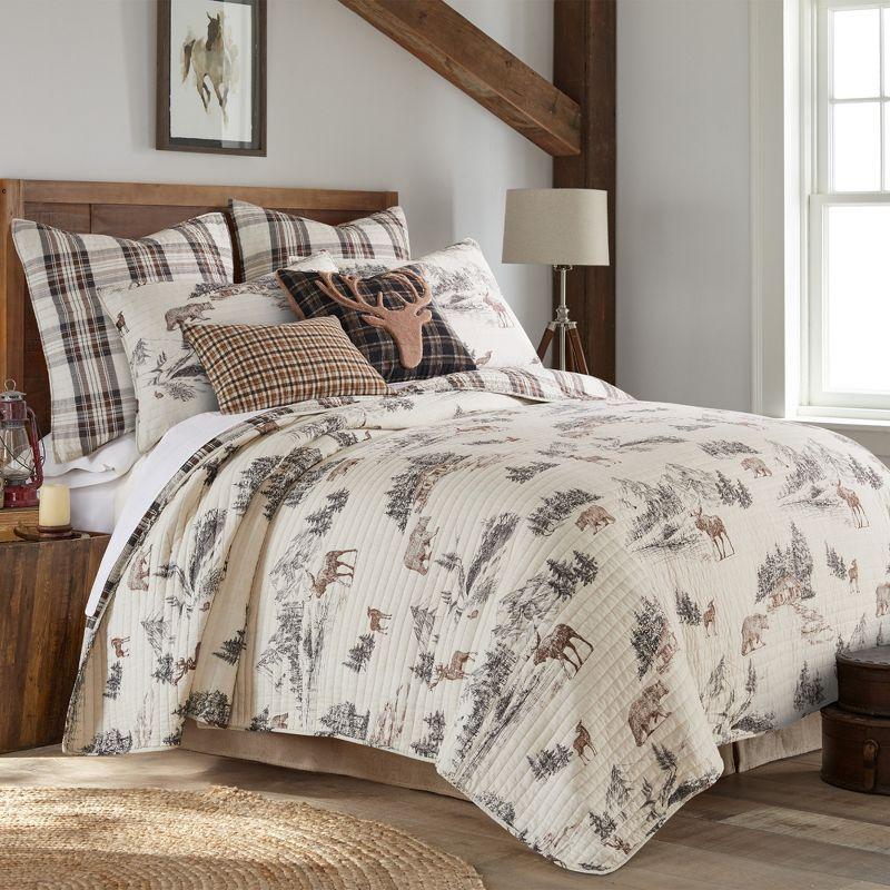Lodge Toile Full/Queen Quilt Set - Levtex Home
