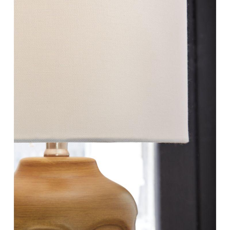 Signature Design by Ashley Gierburg Ceramic Table Lamp, Ochre