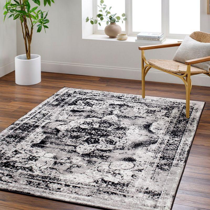 Mark & Day Hubert 5'3"x7'3" Rectangle Woven Indoor Area Rugs Black