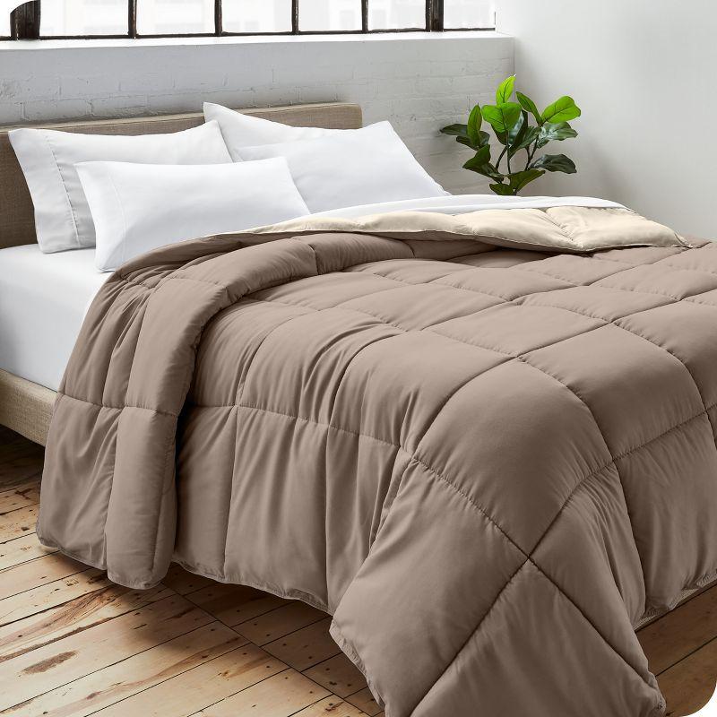 Bare Home Premium Ultra Soft Modern & Contemporary Box Stitch Comforter