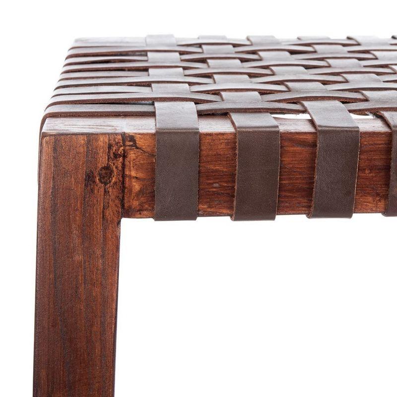 Capri Counter Stool - BST1009 - Brown/Brown - Safavieh
