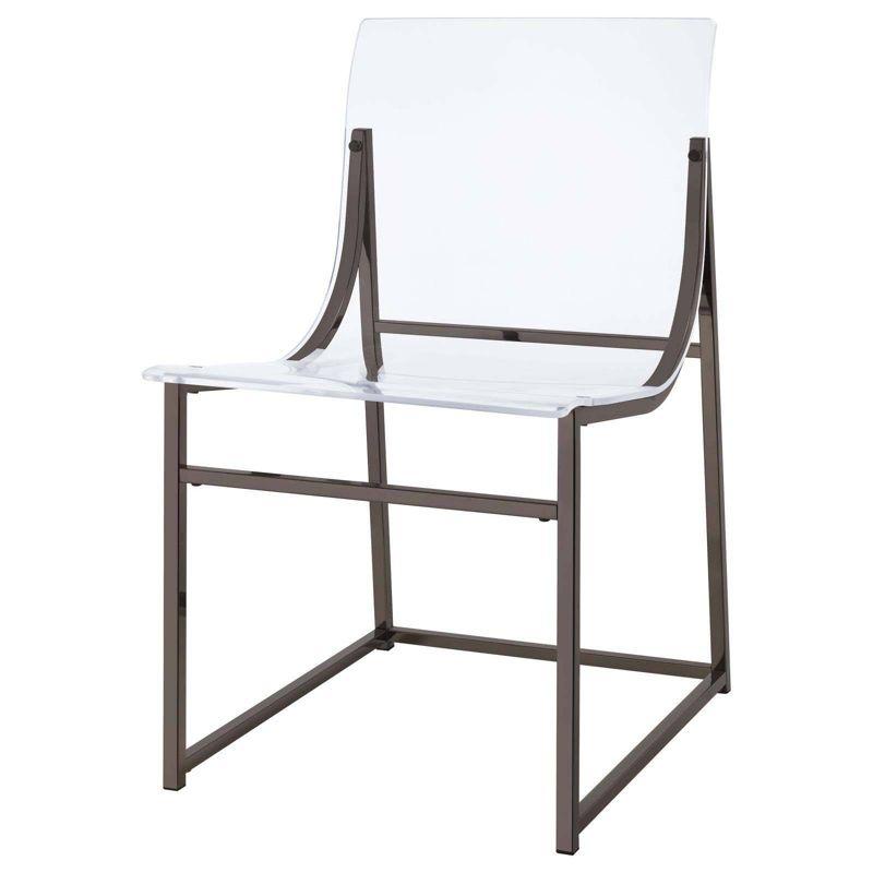 Coaster Set of 2 Adino Modern Acrylic Dining Side Chairs