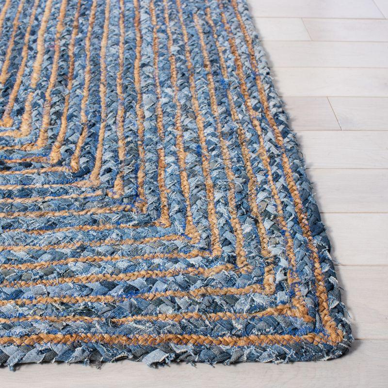 Cape Cod CAP202 Woven Indoor Area Rug - Blue/Natural - 5'x8' - Safavieh