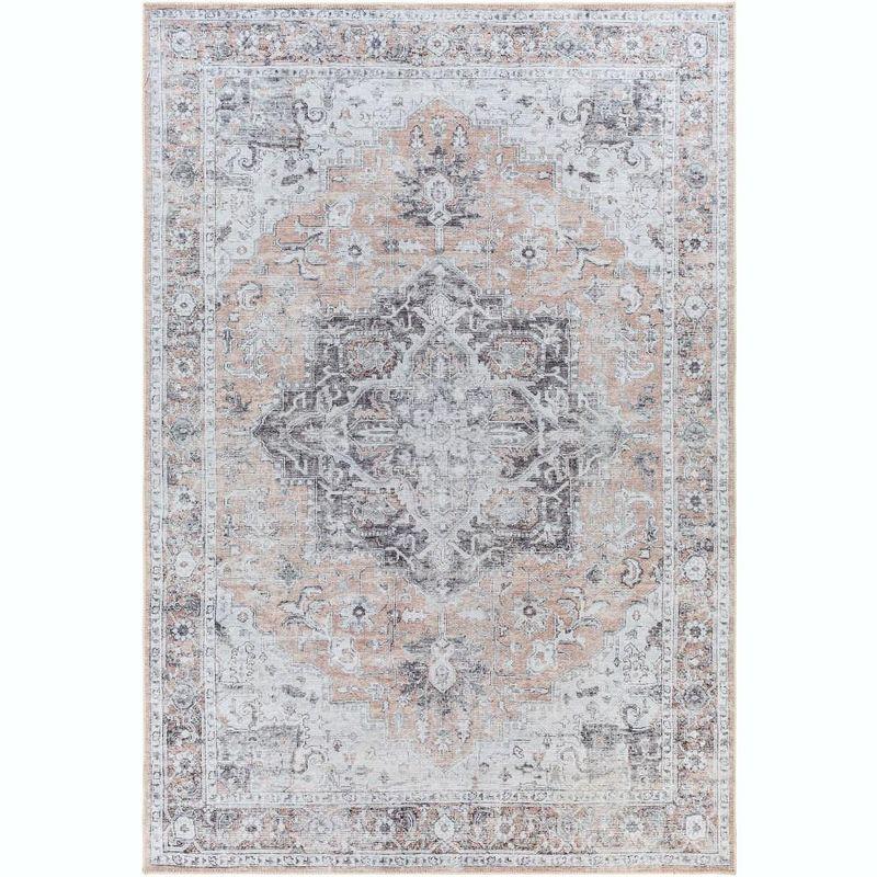 Mark & Day West Okoboji 2'x2'11" Rectangle Washable Woven Indoor Area Rugs Gray