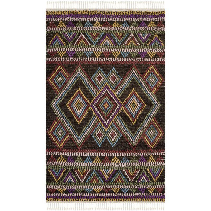Raeleigh Hand Knotted 80% Wool, 20% Cotton Southwestern Rug