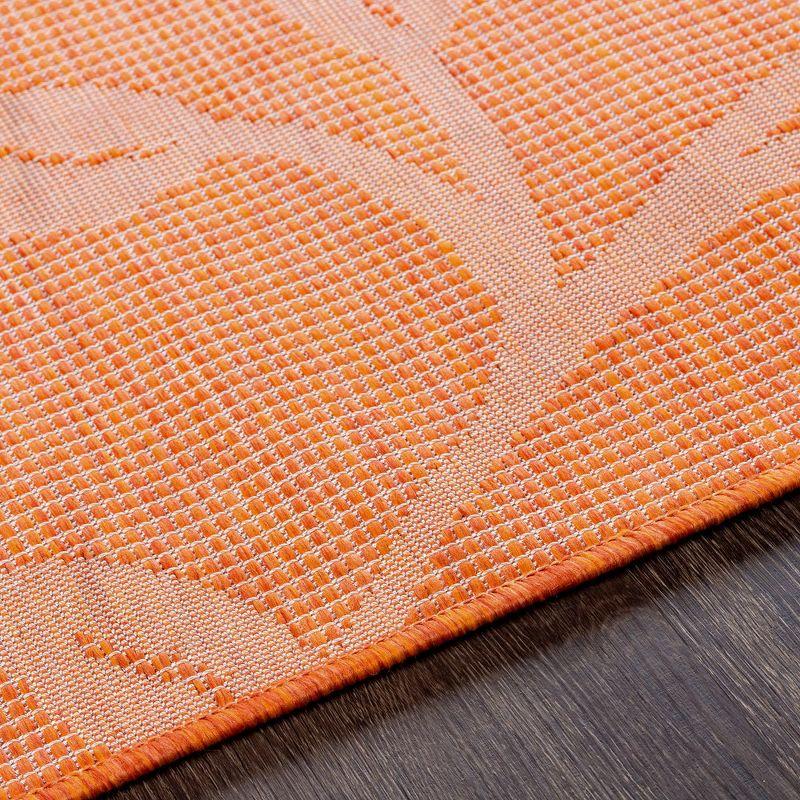 Mark & Day Broekhorn 2'6"x4' Rectangle Woven Indoor and Outdoor Area Rugs Bright Orange