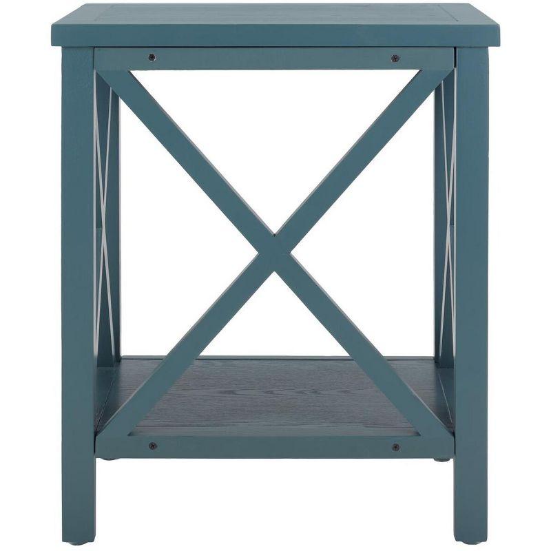 Candace End Table - Teal - Safavieh.