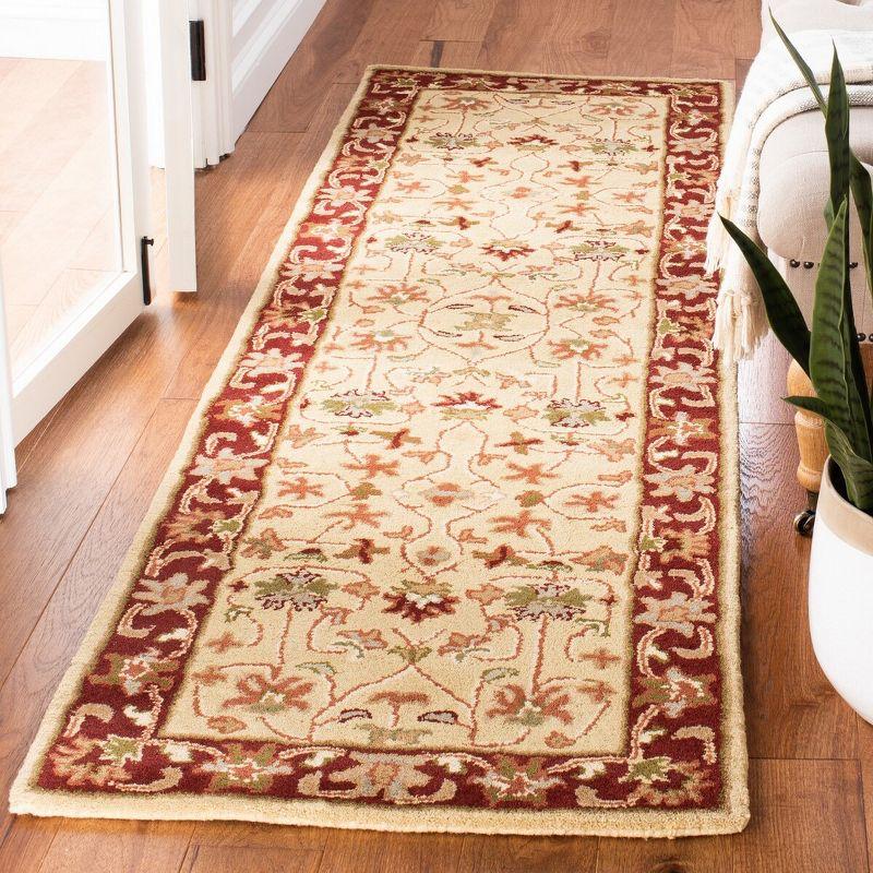 Heritage HG965 Handmade Accent Rug - 2'x3' - Ivory/Red - Safavieh