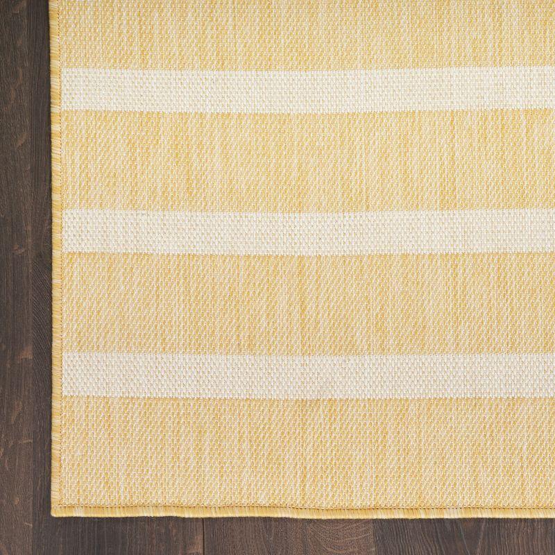 Nourison Positano Modern Stripes Flatweave Outdoor Rug