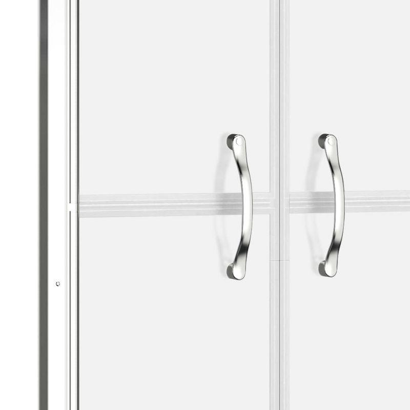 VidaXL 148796 35.8'' - W x 74.8'' H Double Sliding Door Framed Shower Door with