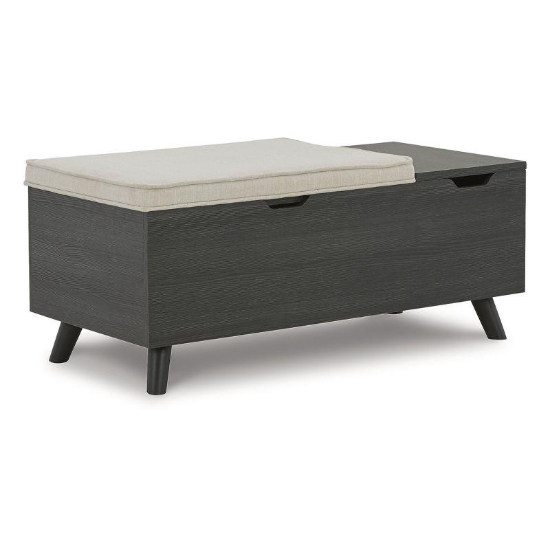 Loon Peak® Kadira Polyester Upholstered Storage Bench