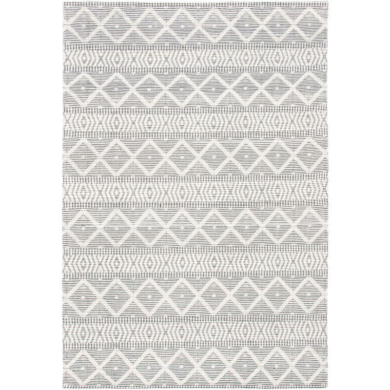 Marbella MRB751 Flat Weave Indoor Area Rug - Ivory/Black - 8'x10' - Safavieh