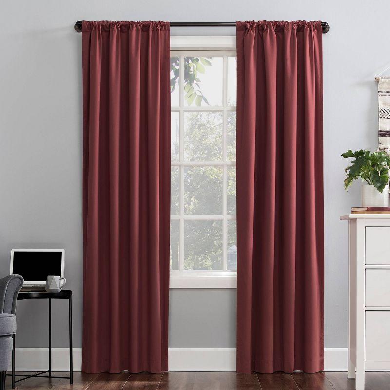 Sun Zero Blackout Cyrus Thermal Back Tab Curtain Panel