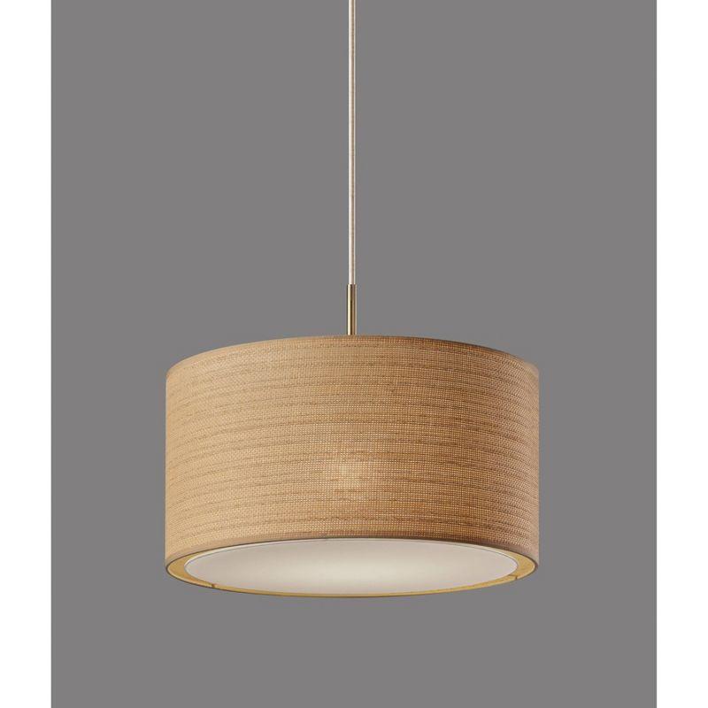 Harvest Large Pendant Antique Brass - Adesso: ETL Listed, Bohemian Rustic Style, Metal Body, No Assembly Required