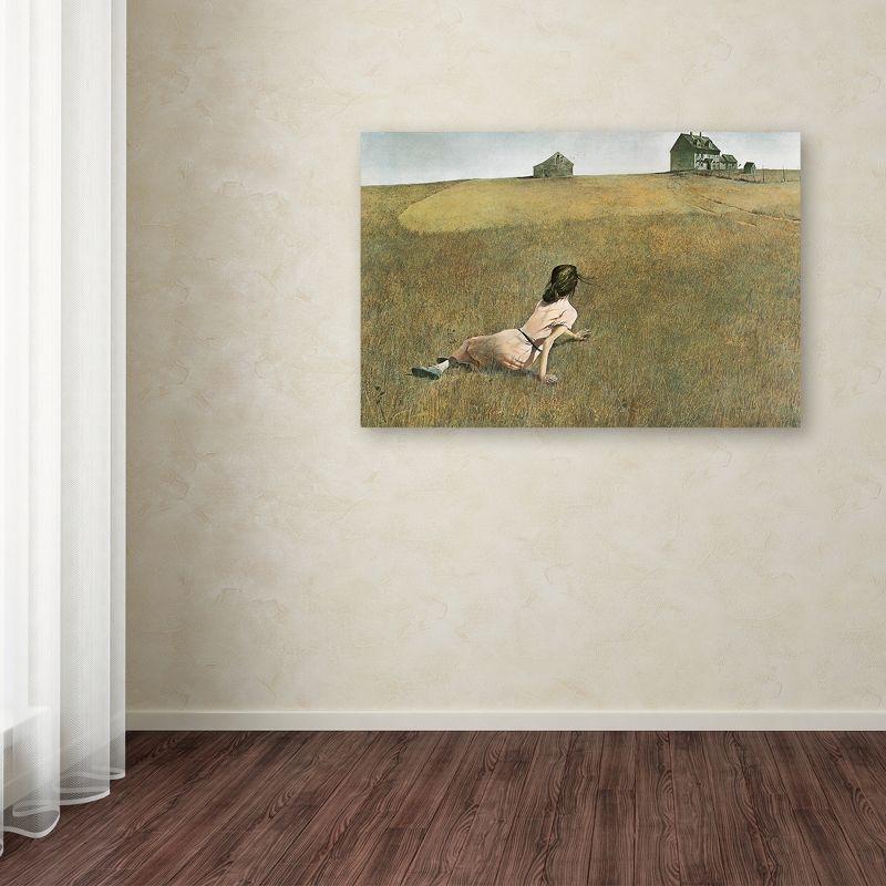 Trademark Fine Art -Andrew Wyeth 'Christina's World' Canvas Art - 16''x24''