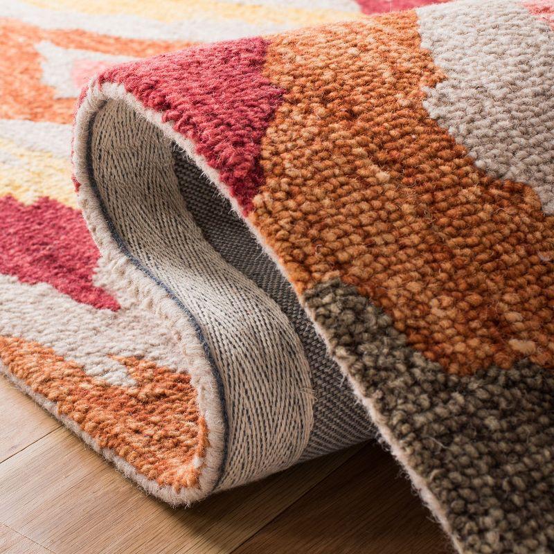 Ikat IKT337 Hand Tufted Area Rug - Beige/Pink - 8'9"x11'9" - Safavieh.