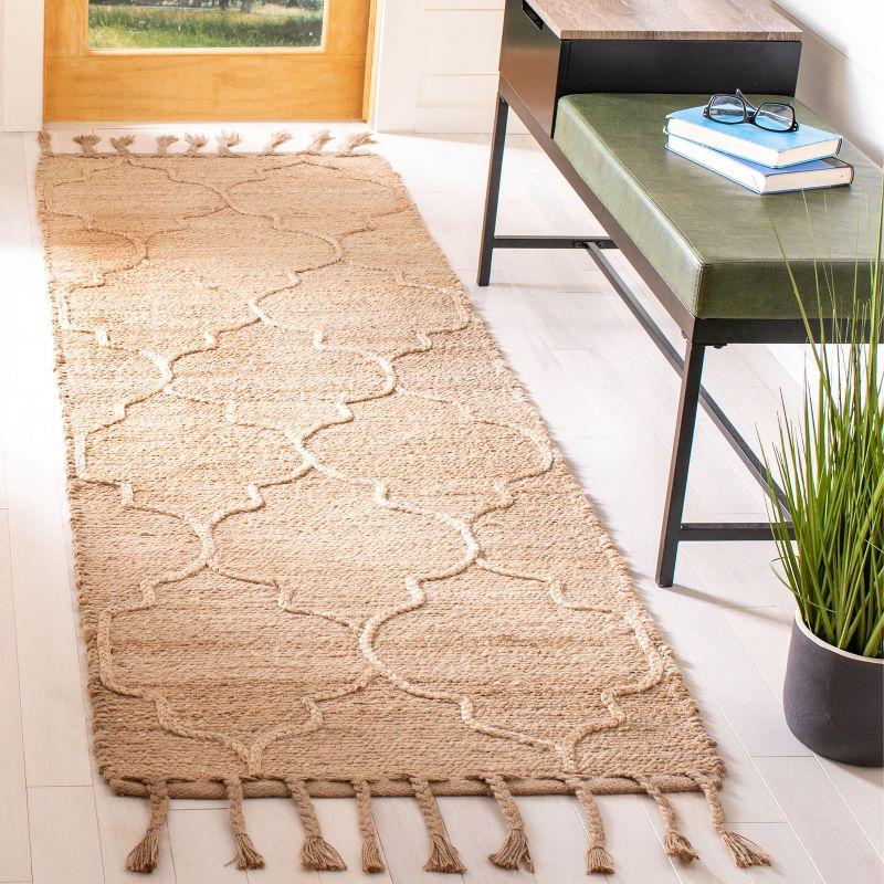 Coastal Charm Handwoven Jute Runner Rug, Natural, 2'6" x 8'