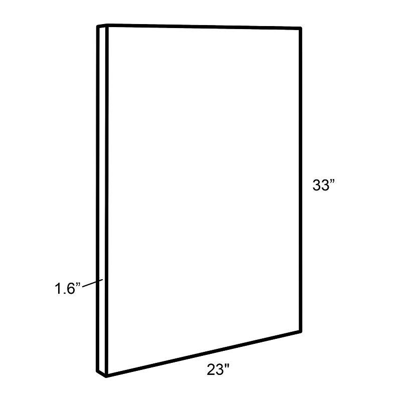Kate & Laurel All Things Decor 23" x 33" Sylvie Pale Green Coconut Palm Trees Framed Wall Canvas White : Modern Style Artwork