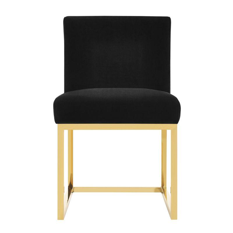 TOV Furniture Haute Velvet Chair in Black