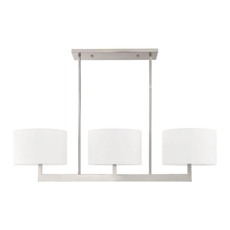 Livex Lighting Hayworth 3 - Light Chandelier in  Brushed Nickel