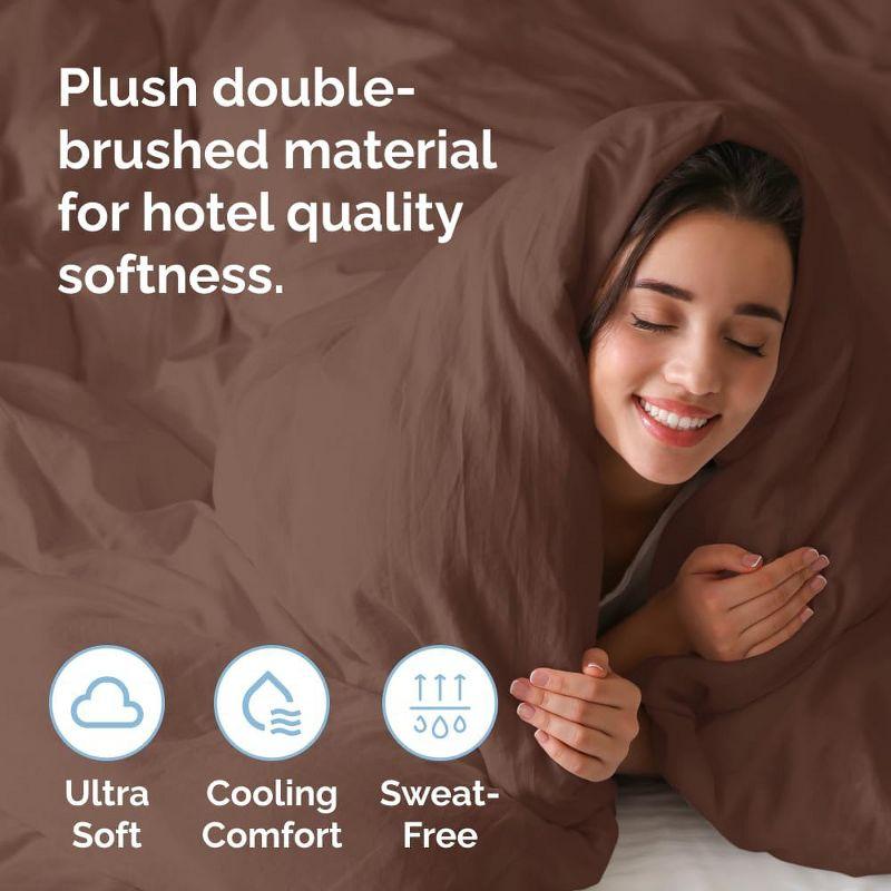 CGK Linens Premium Hotel Quality Soft & Cooling Duvet Cover Set